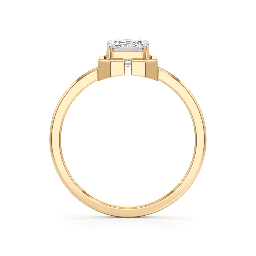 Clarisse Emerald Solitaire