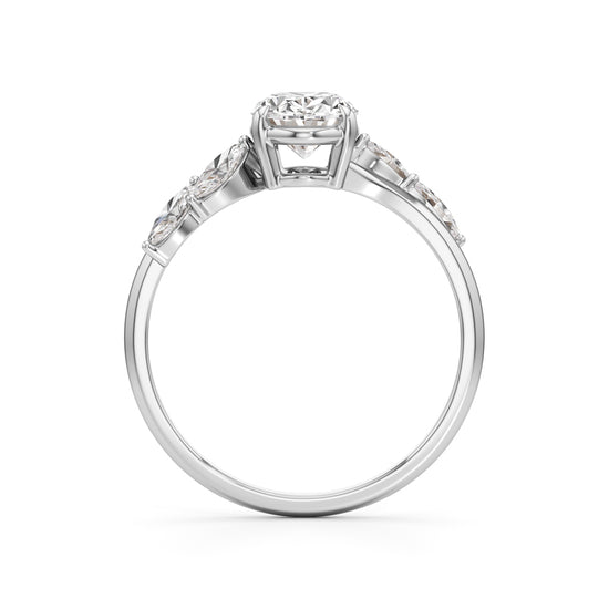 Elanora Oval Marquise Ring