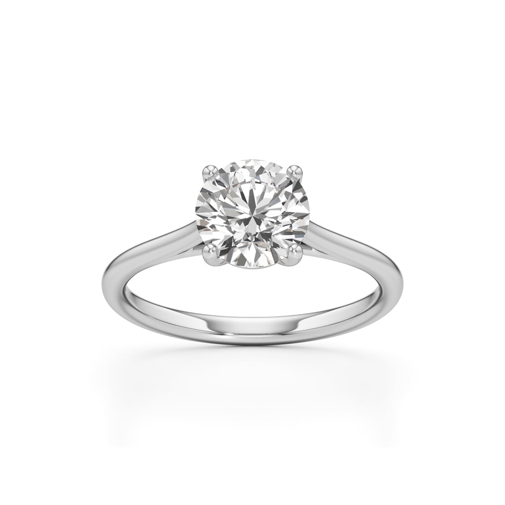Apex Solitaire Diamond Ring