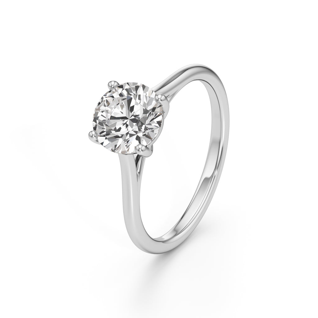 Apex Solitaire Diamond Ring