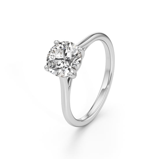 Apex Solitaire Diamond Ring