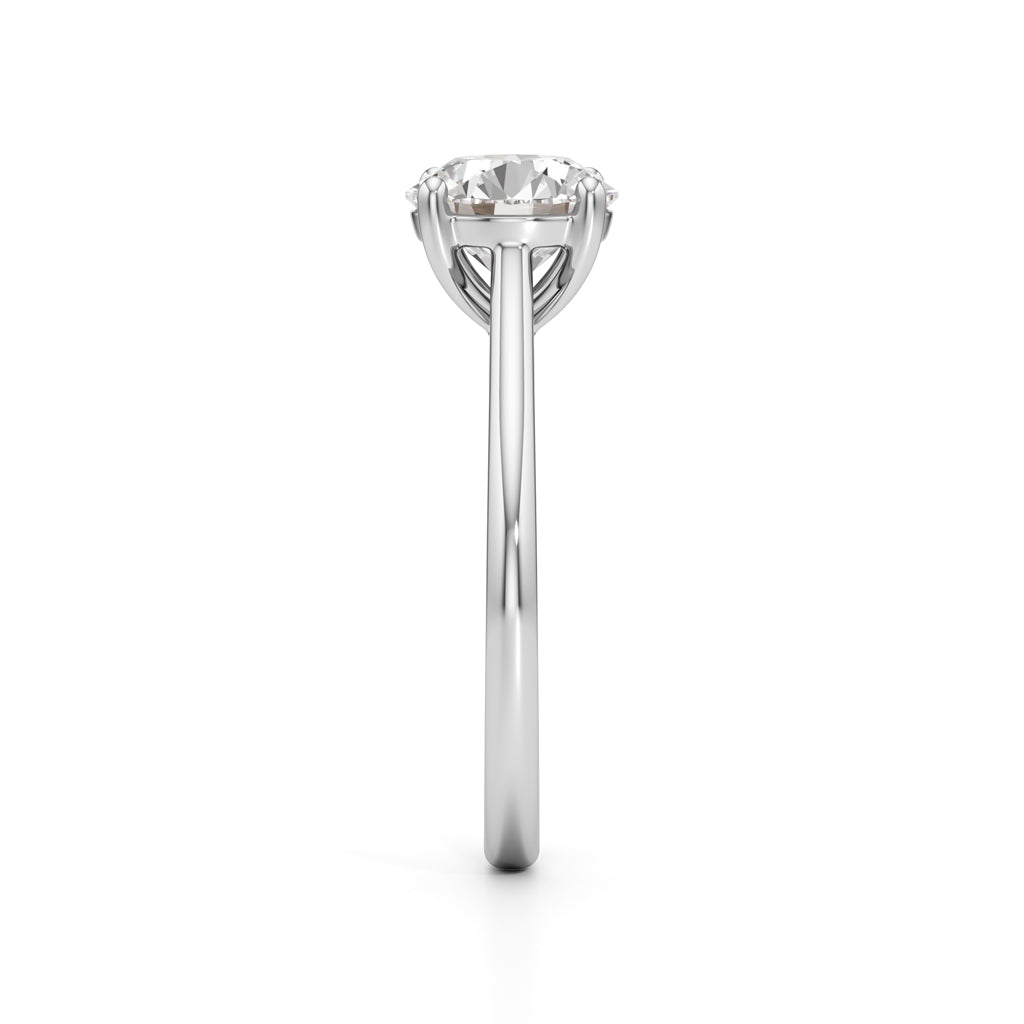 Apex Solitaire Diamond Ring
