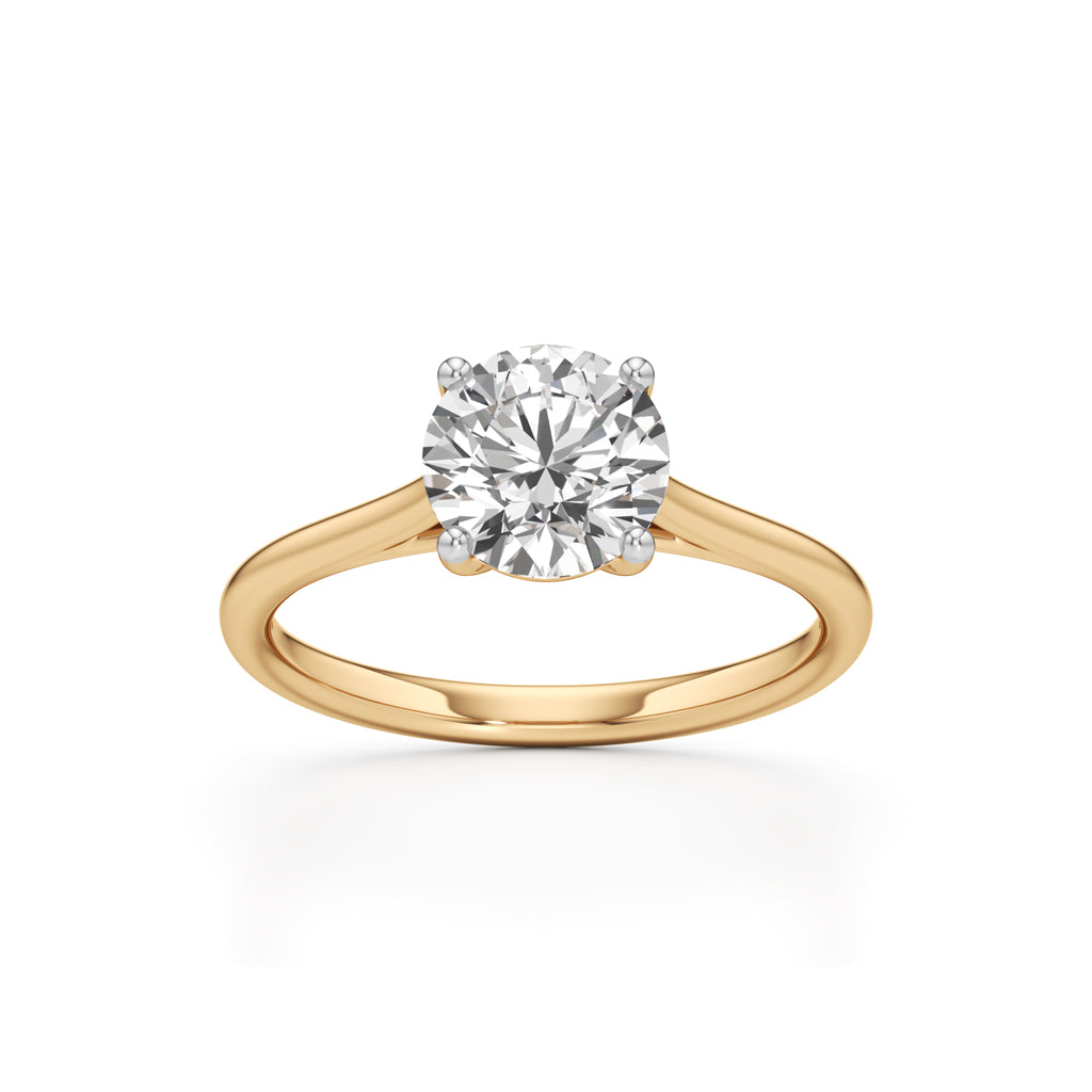 Apex Solitaire Diamond Ring