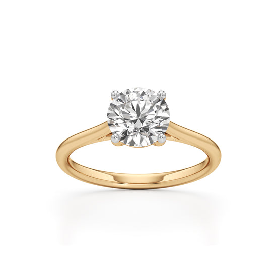 Apex Solitaire Diamond Ring
