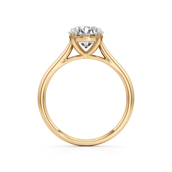 Apex Solitaire Diamond Ring