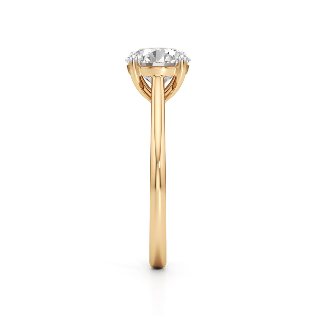 Apex Solitaire Diamond Ring