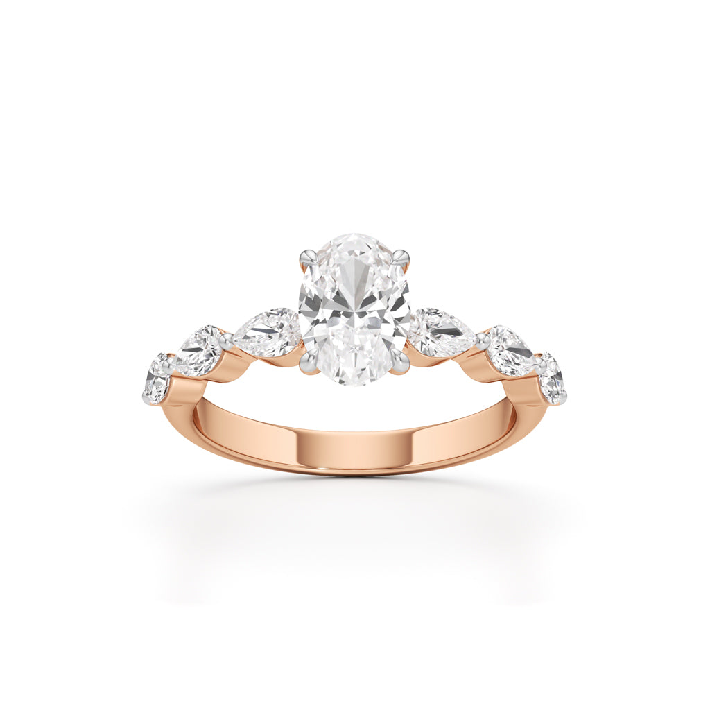 Seraphina Oval Bloom Ring