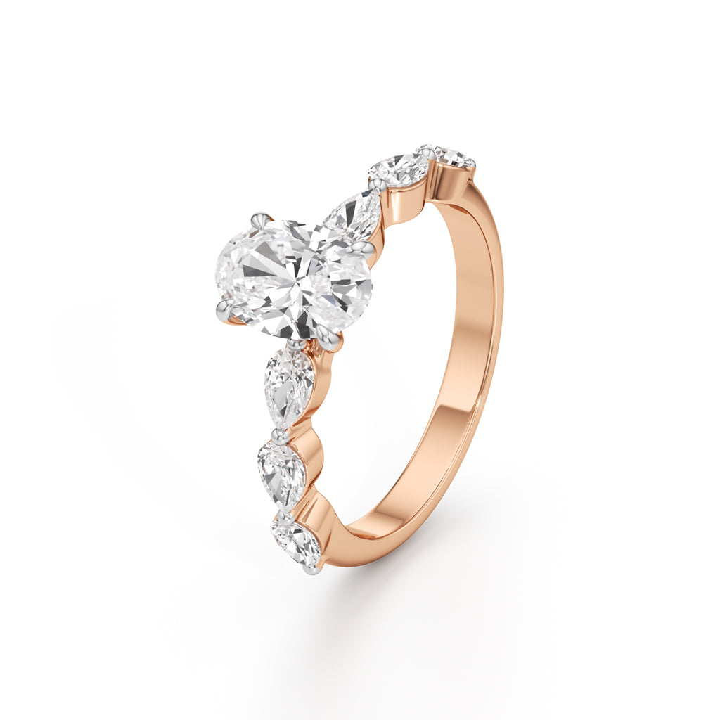 Seraphina Oval Bloom Ring