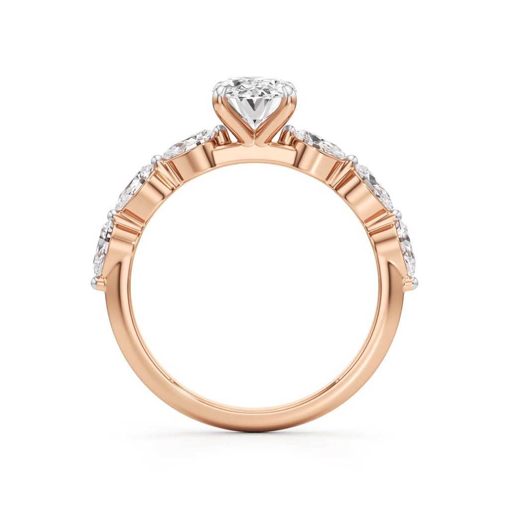 Seraphina Oval Bloom Ring