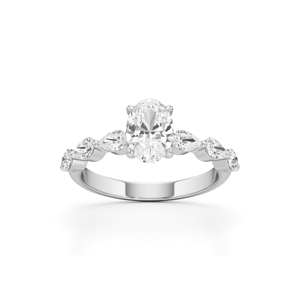 Seraphina Oval Bloom Ring