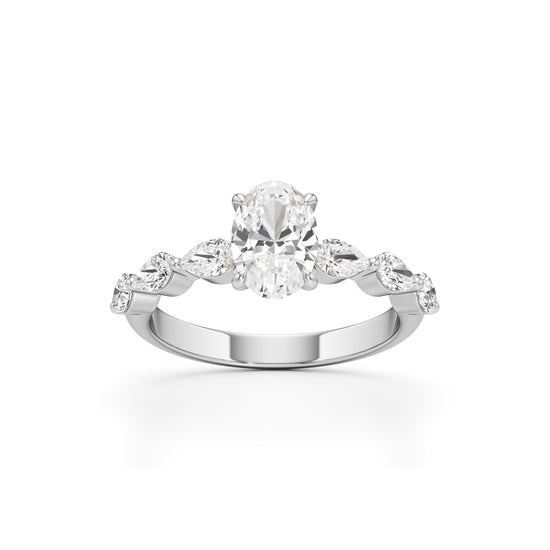 Seraphina Oval Bloom Ring