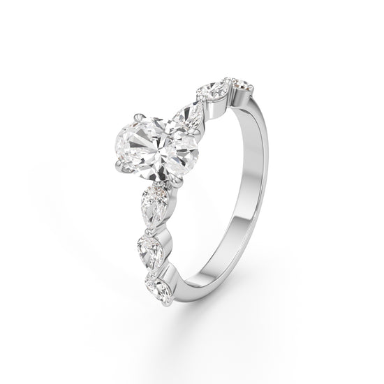 Seraphina Oval Bloom Ring