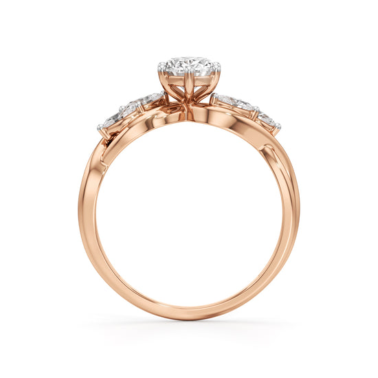 Celestia Twist Diamond Ring