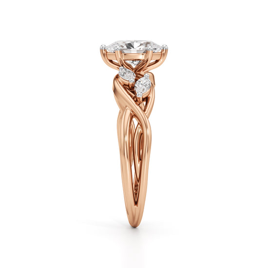 Celestia Twist Diamond Ring