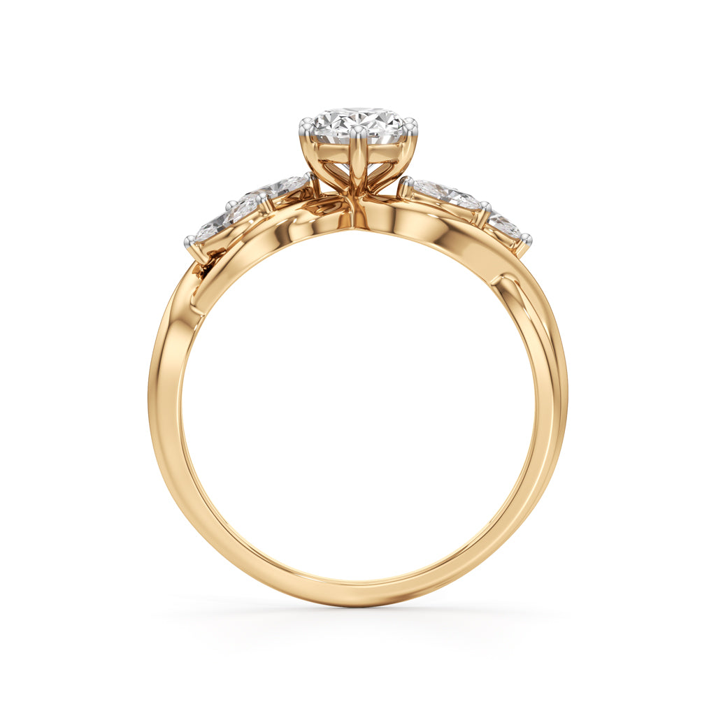 Celestia Twist Diamond Ring