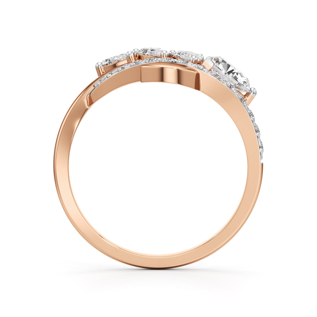 Roselle Heart Harmony Ring