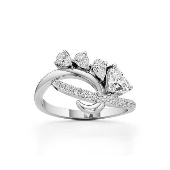 Roselle Heart Harmony Ring