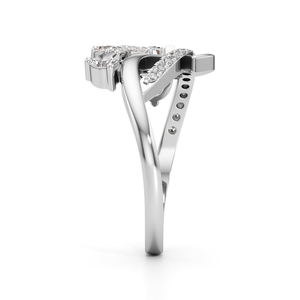 Roselle Heart Harmony Ring