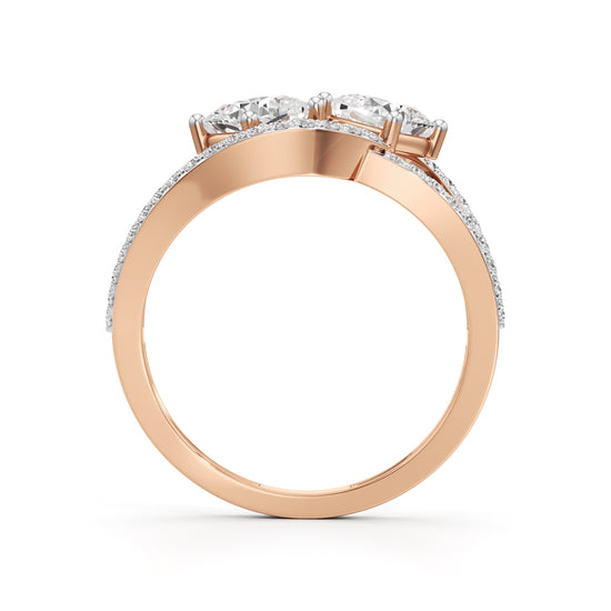 Aurora Dual Radiance Diamond Ring