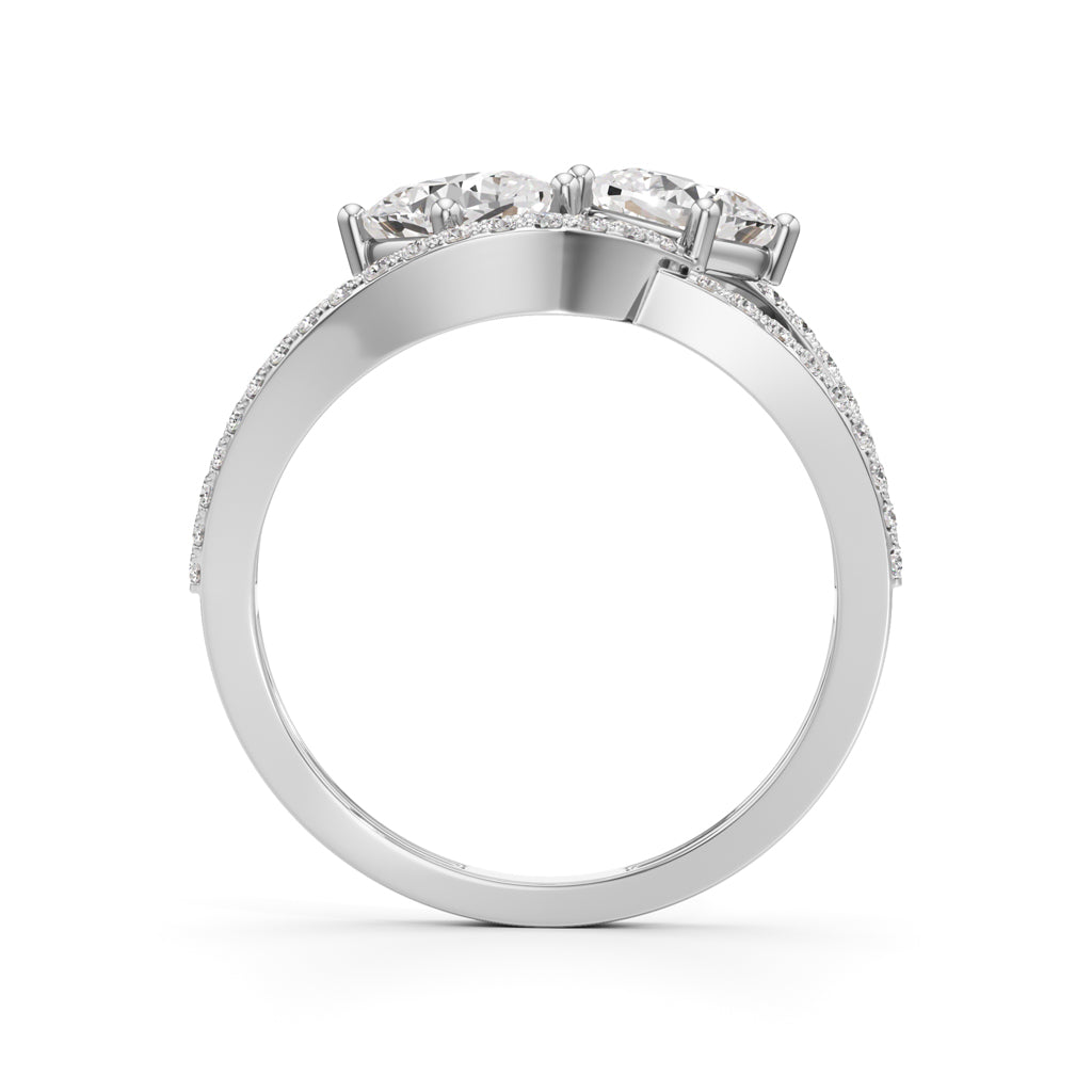 Aurora Dual Radiance Diamond Ring