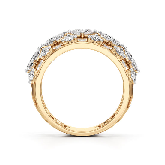 Celestia Regal Diamond Cluster Ring