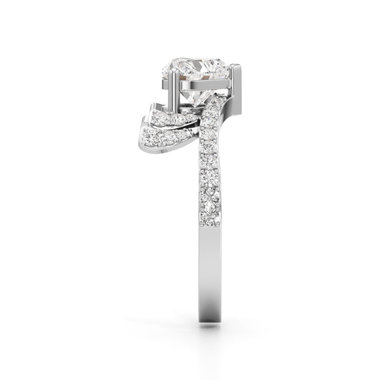 Amoura Heart-Cut Diamond Halo Ring