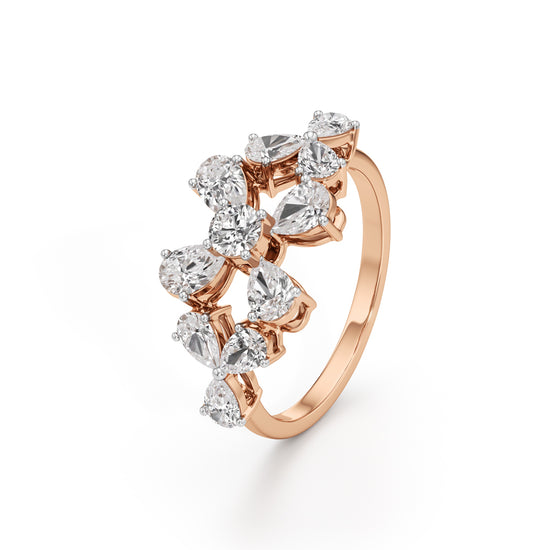 Florenza Petal Cluster Ring