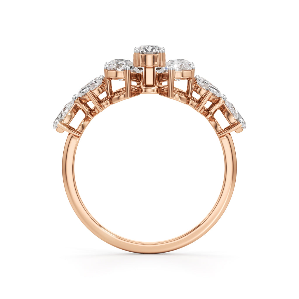 Florenza Petal Cluster Ring