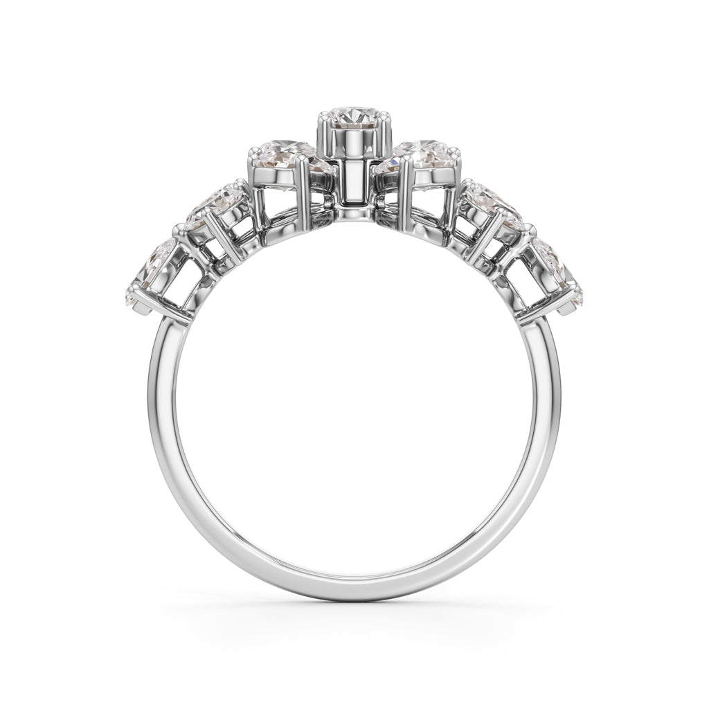 Florenza Petal Cluster Ring
