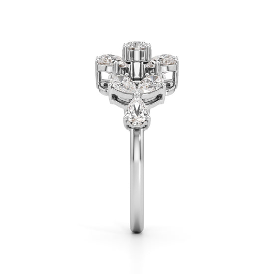 Florenza Petal Cluster Ring