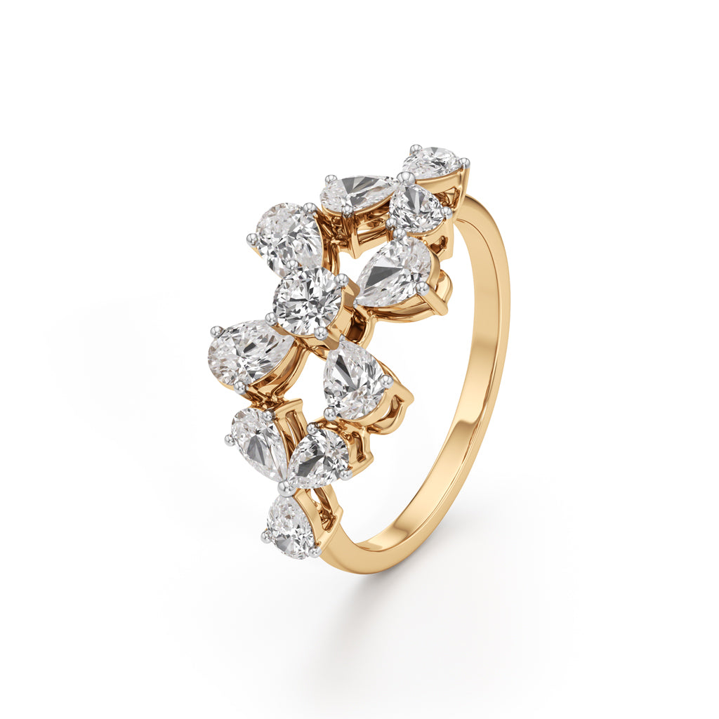 Florenza Petal Cluster Ring