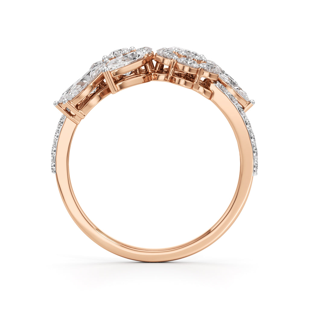 Elysia Marquise Bloom Diamond Ring