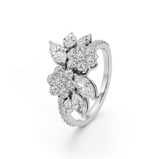 Elysia Marquise Bloom Diamond Ring