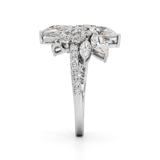 Elysia Marquise Bloom Diamond Ring