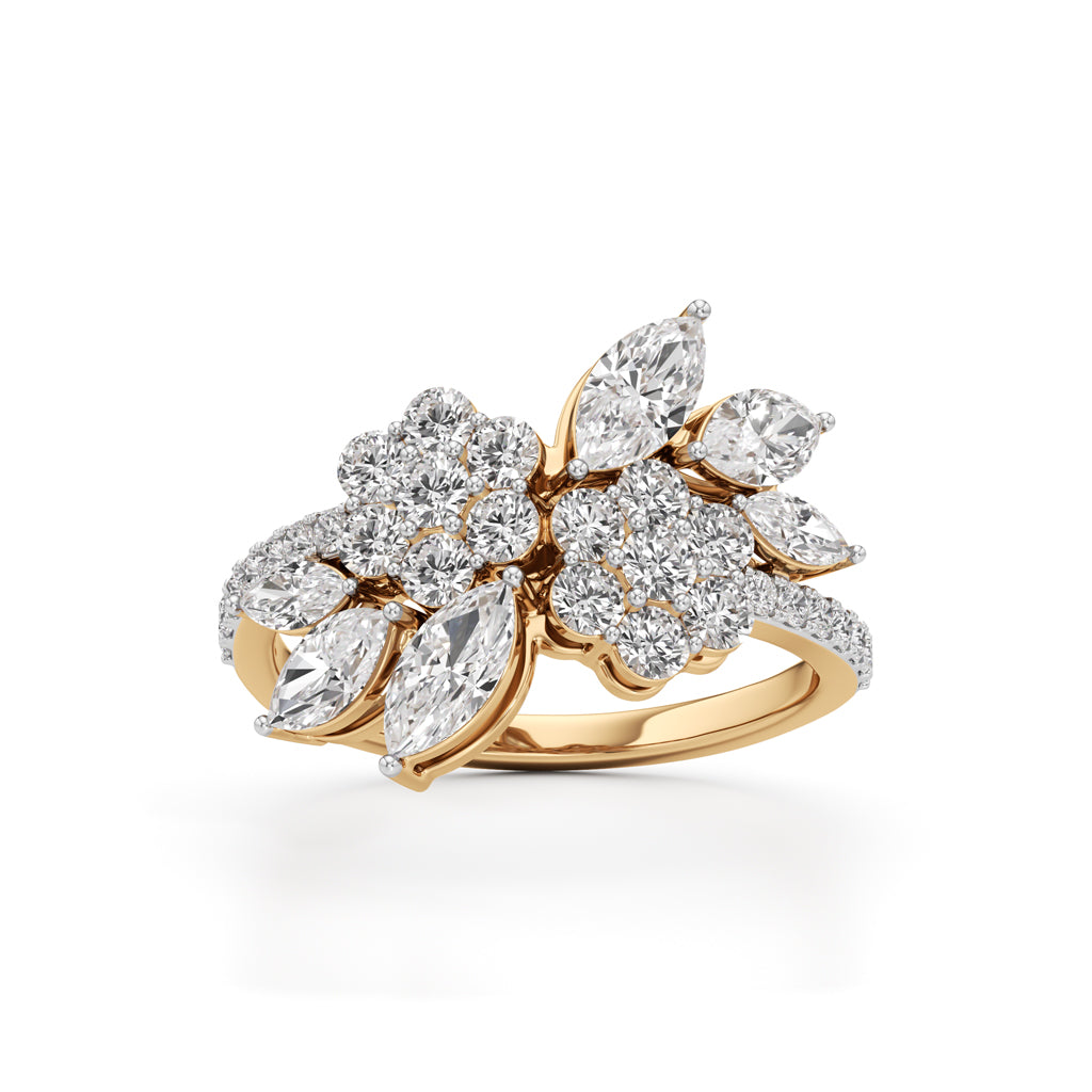 Elysia Marquise Bloom Diamond Ring