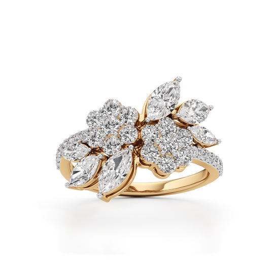 Elysia Marquise Bloom Diamond Ring