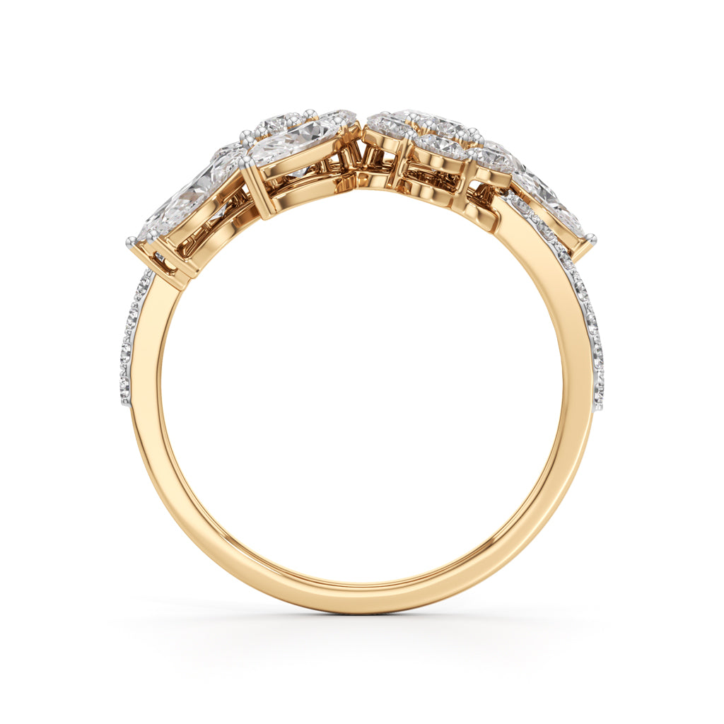 Elysia Marquise Bloom Diamond Ring