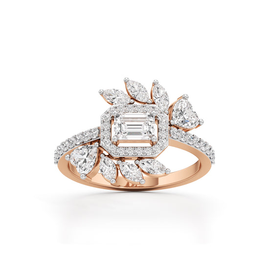 Celestia Radiant Halo Ring