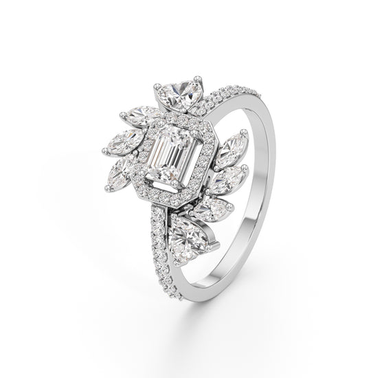 Celestia Radiant Halo Ring