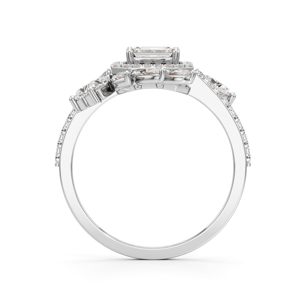 Celestia Radiant Halo Ring