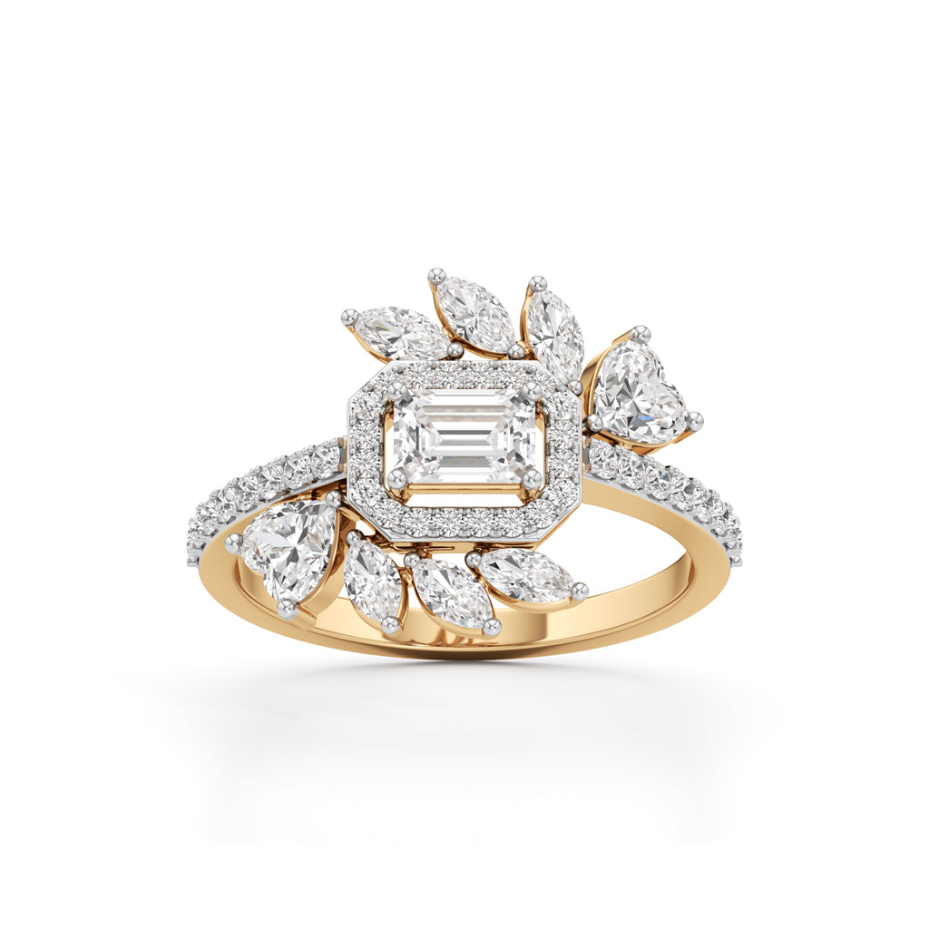 Celestia Radiant Halo Ring