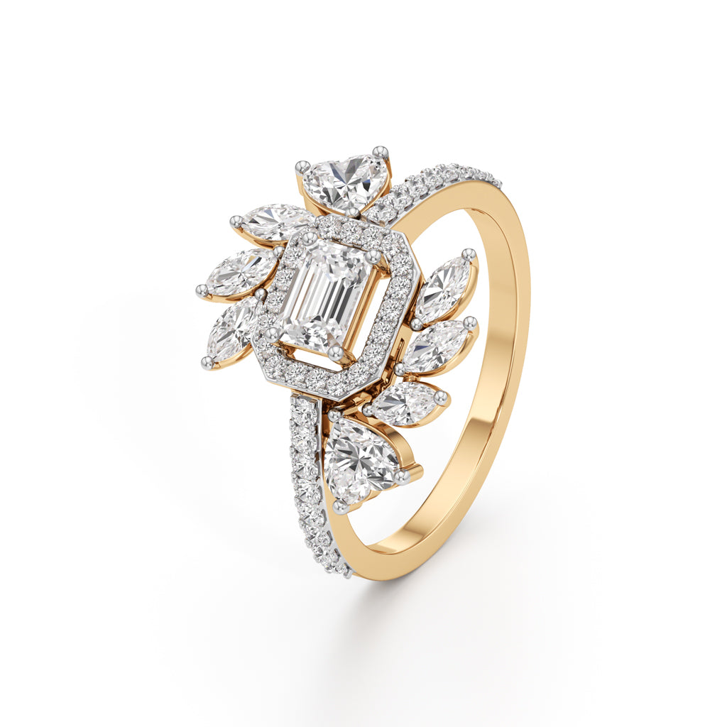 Celestia Radiant Halo Ring