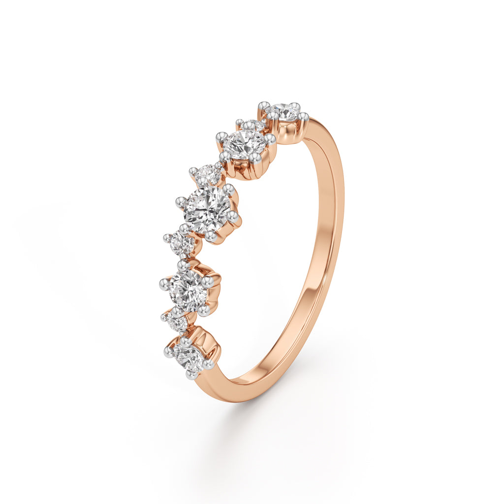 Celestia Diamond Burst Ring