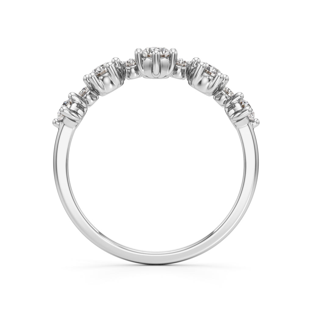 Celestia Diamond Burst Ring