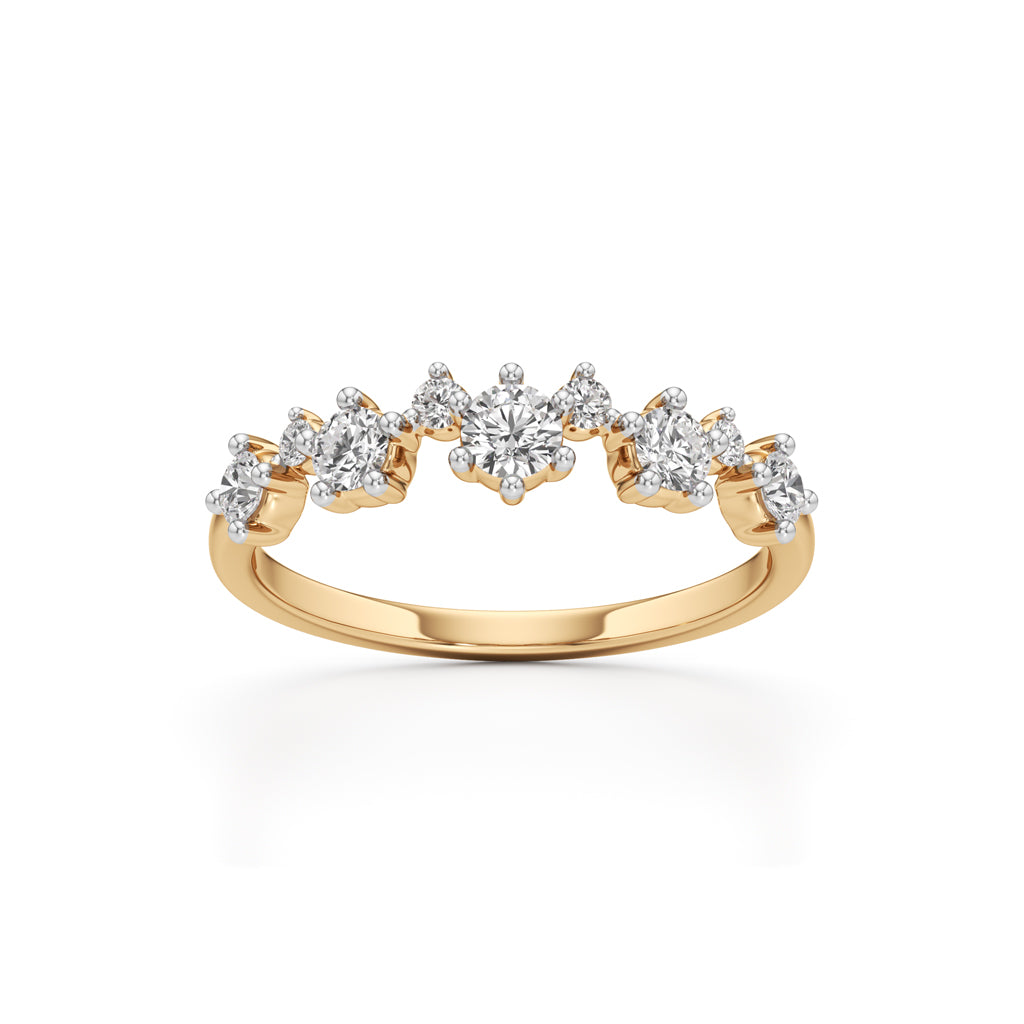 Celestia Diamond Burst Ring