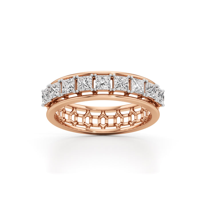Regalia Princess-Cut Diamond Eternity Band