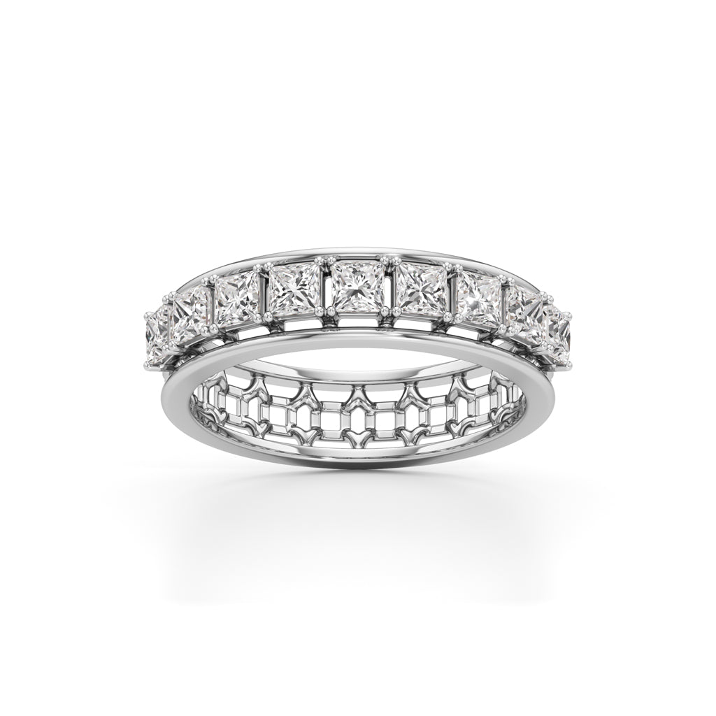 Regalia Princess-Cut Diamond Eternity Band