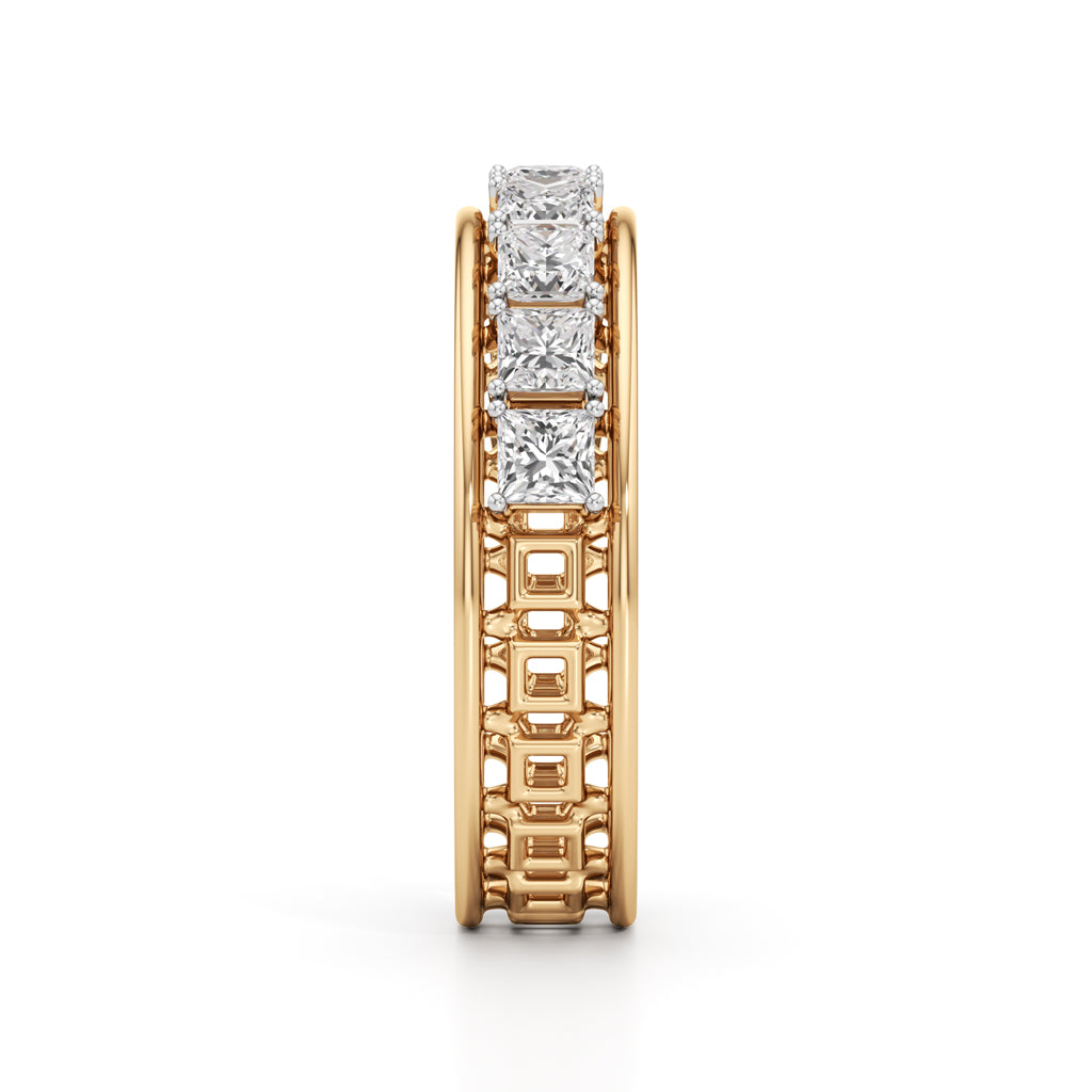 Regalia Princess-Cut Diamond Eternity Band