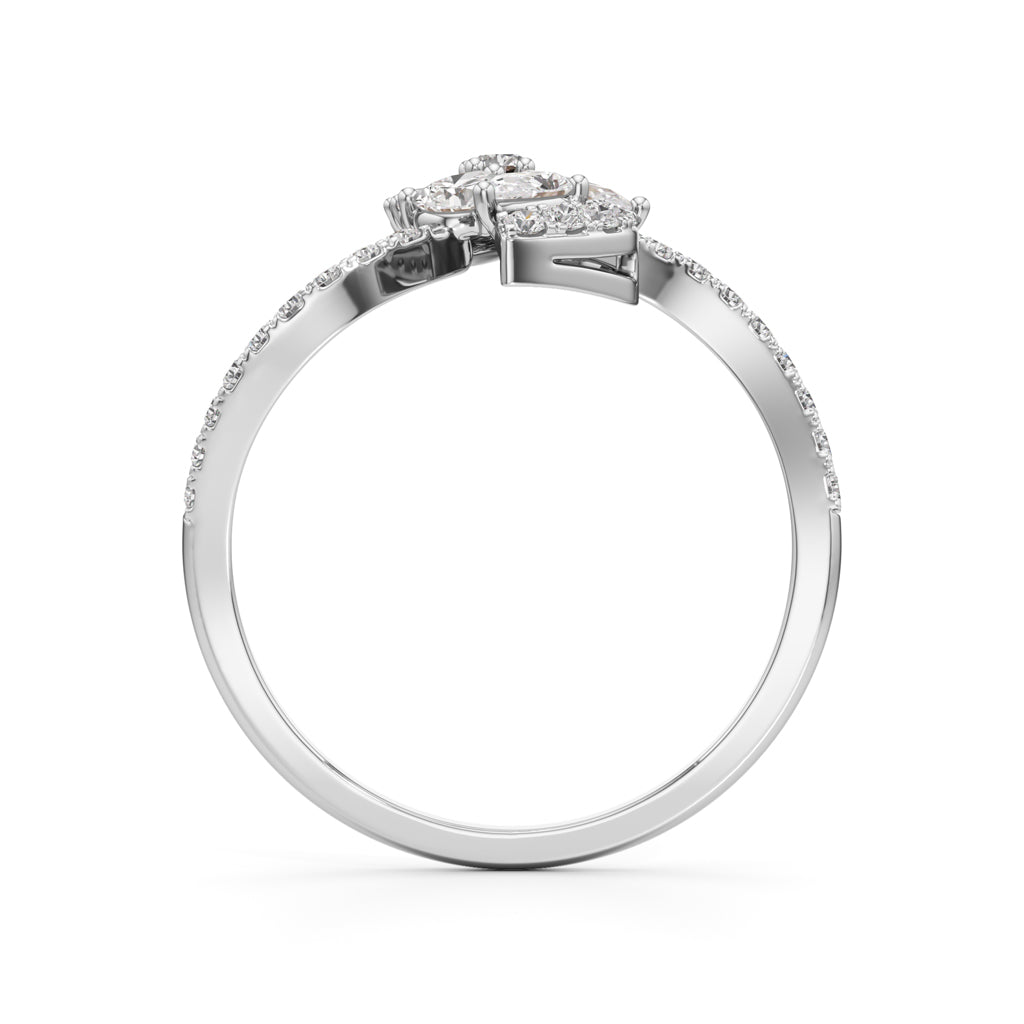 Celestia Bloom Diamond Statement Ring