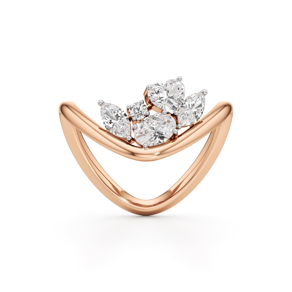 Celestia Crown Accent Ring